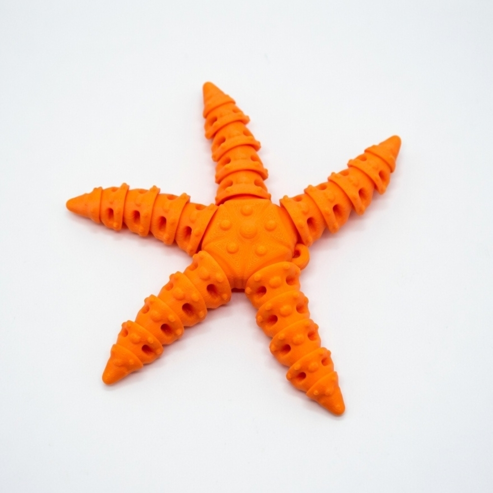 Fidget Starfish! Orange Starfish Sensory Toy.
